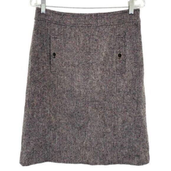 Talbots Dresses & Skirts - Talbots Shetland Wool Blend A Line Midi Skirt